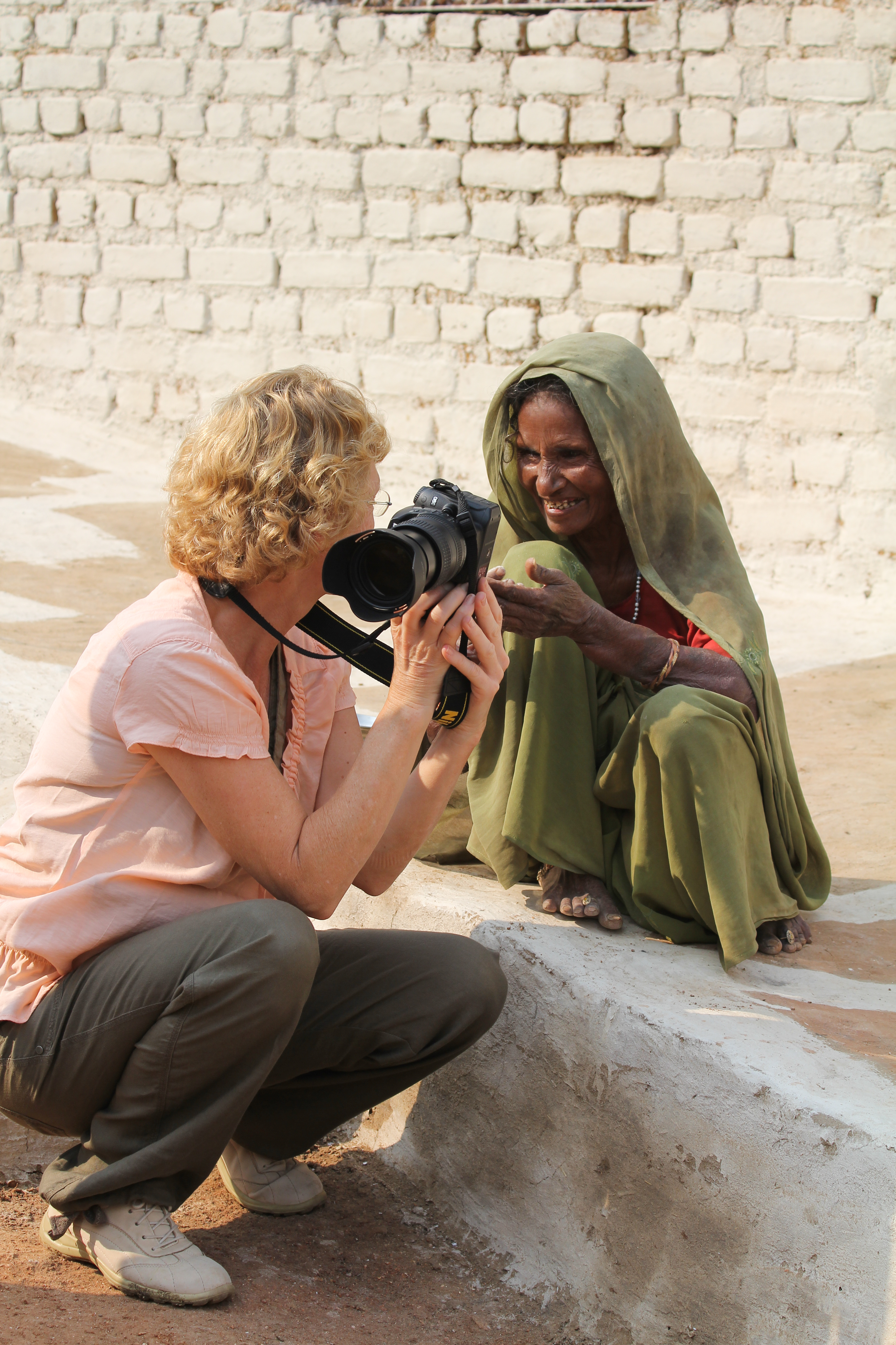 Thea Oranje in Khajuraho